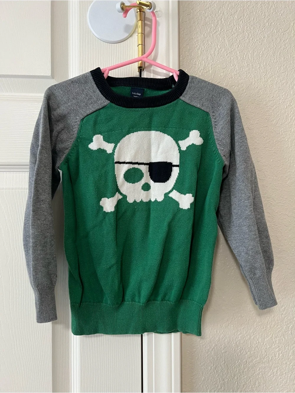 Baby Gap Pirate Skull Sweater Toddler 4 Years